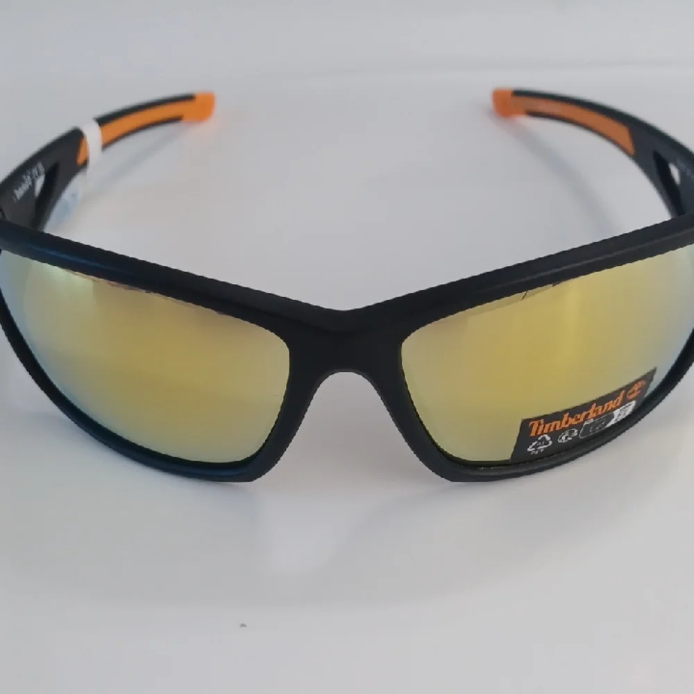 Timberland Black Sunglasses with Orange Accents Brand New But With Out Case